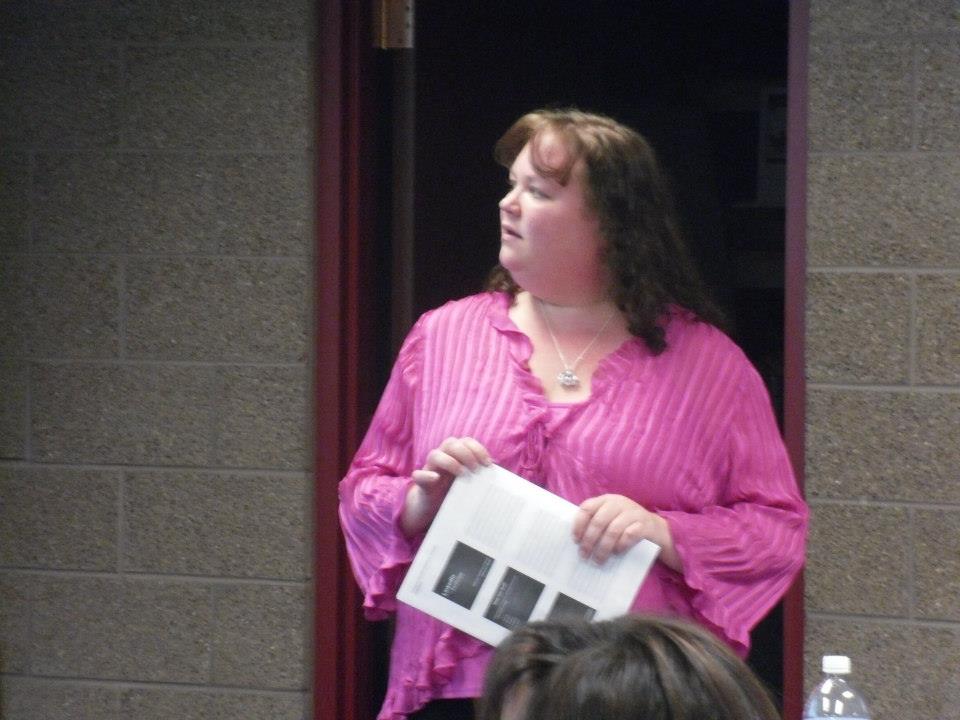 Photo of Heather Eme teaching