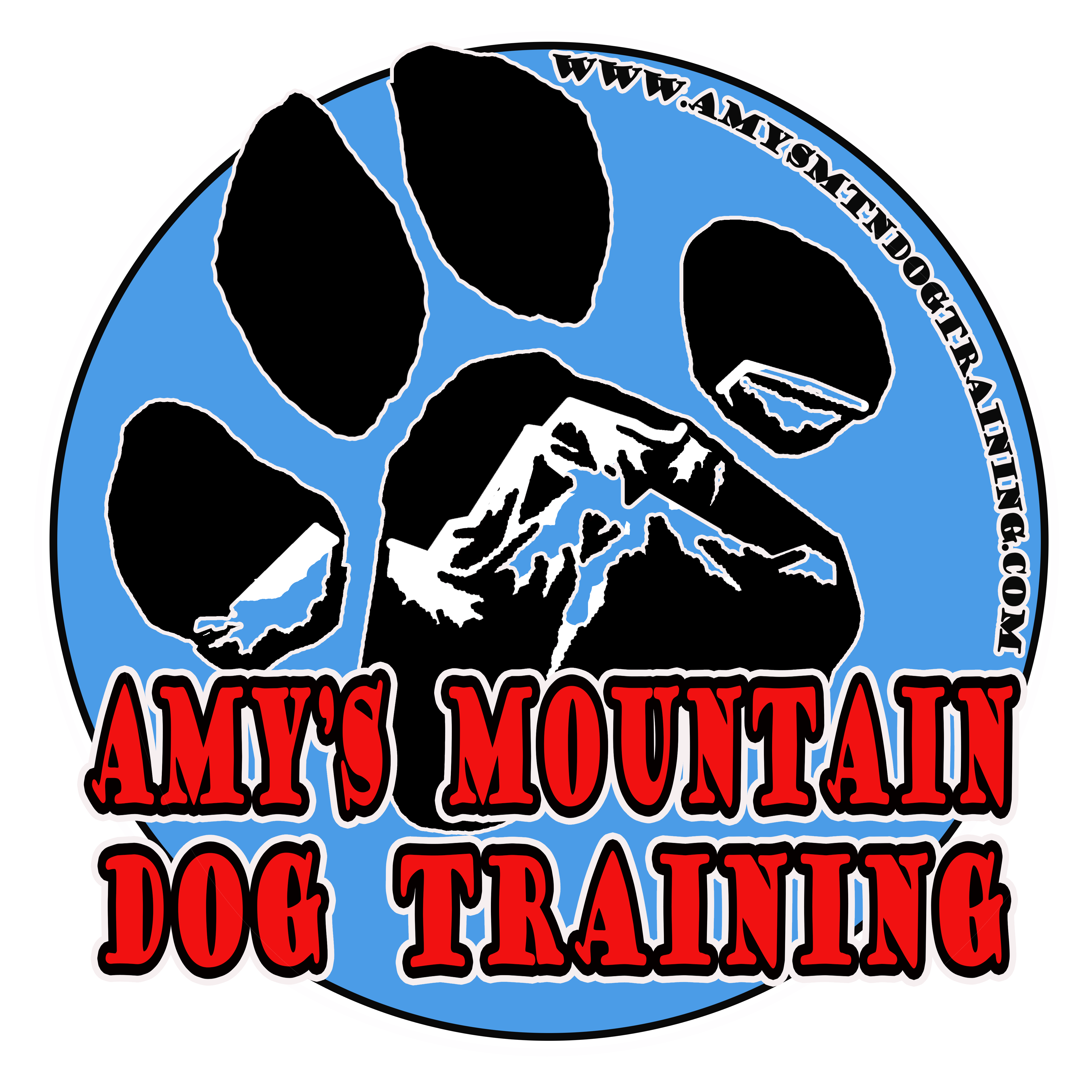 Logo for Amy's Mountain Dog Training