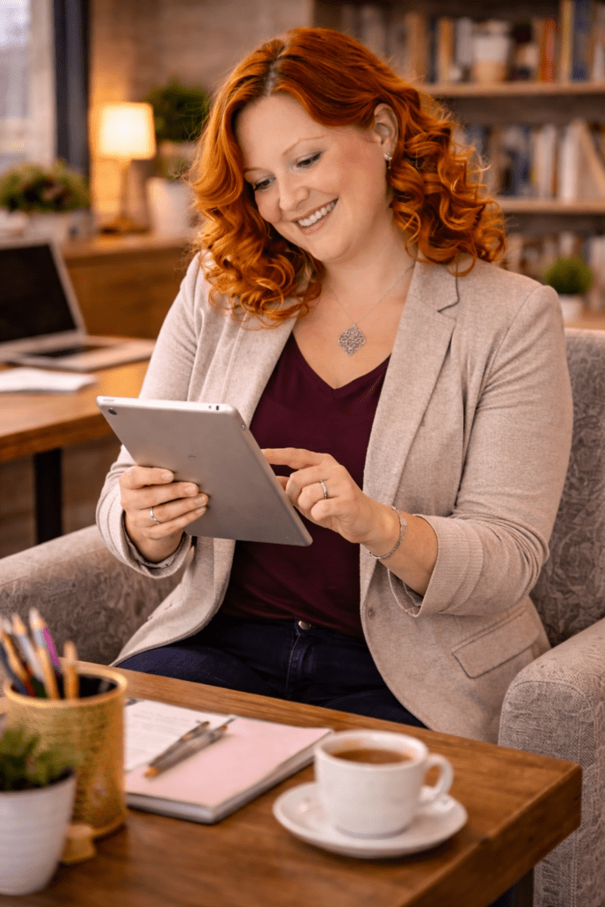 Digital Caricature of Heather Eme