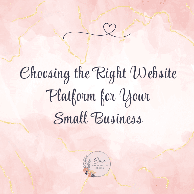 Choosing the Right Website Platform for Your Small Business