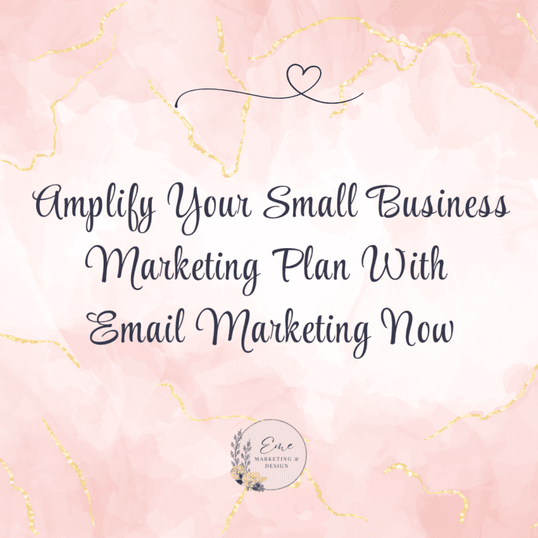 Amplify Your Small Business Marketing Plan With Email Marketing Now