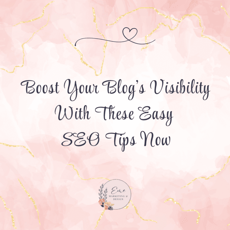 Boost Your Blog's Visibility With These Easy SEO Tips Now