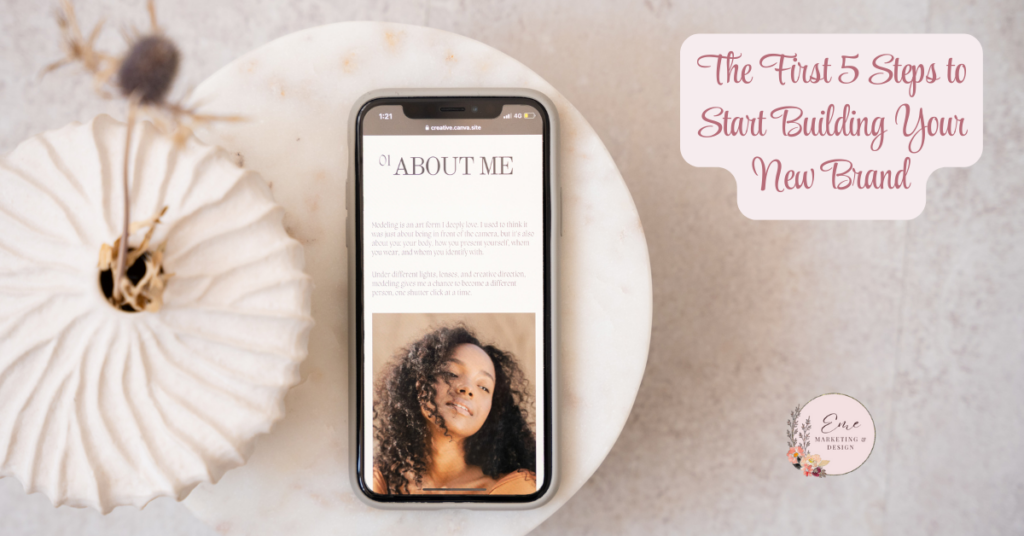 The First 5 Steps to Start Building Your New Brand