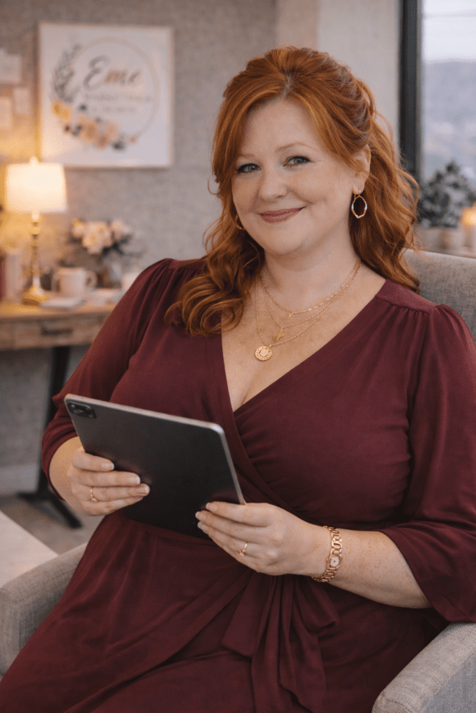 Heather Eme AI-generated portrait