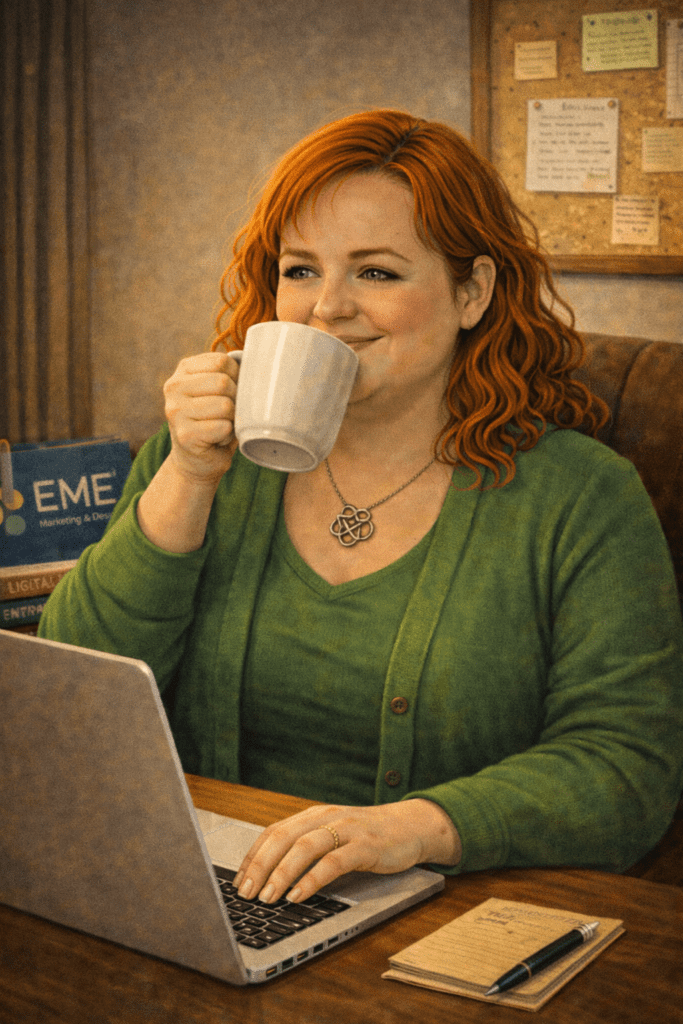 Digital Caricature of Heather Eme