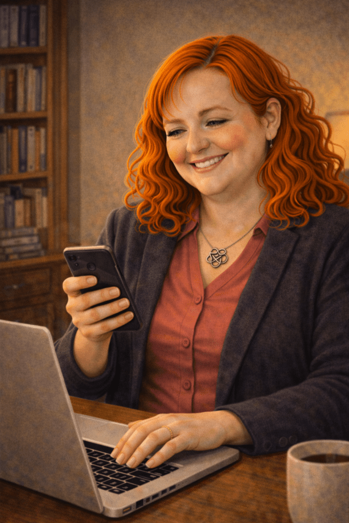 Digital Caricature of Heather Eme