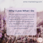 Relationships Are the Real Work