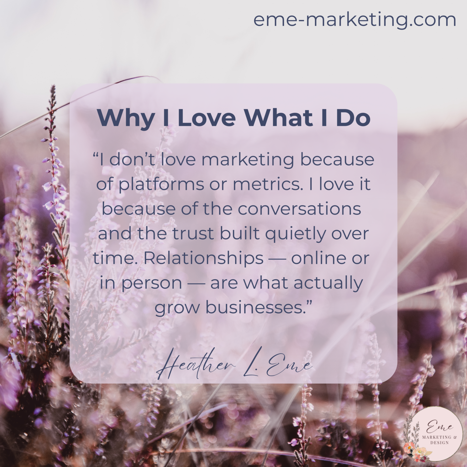 Relationships Are the Real Work