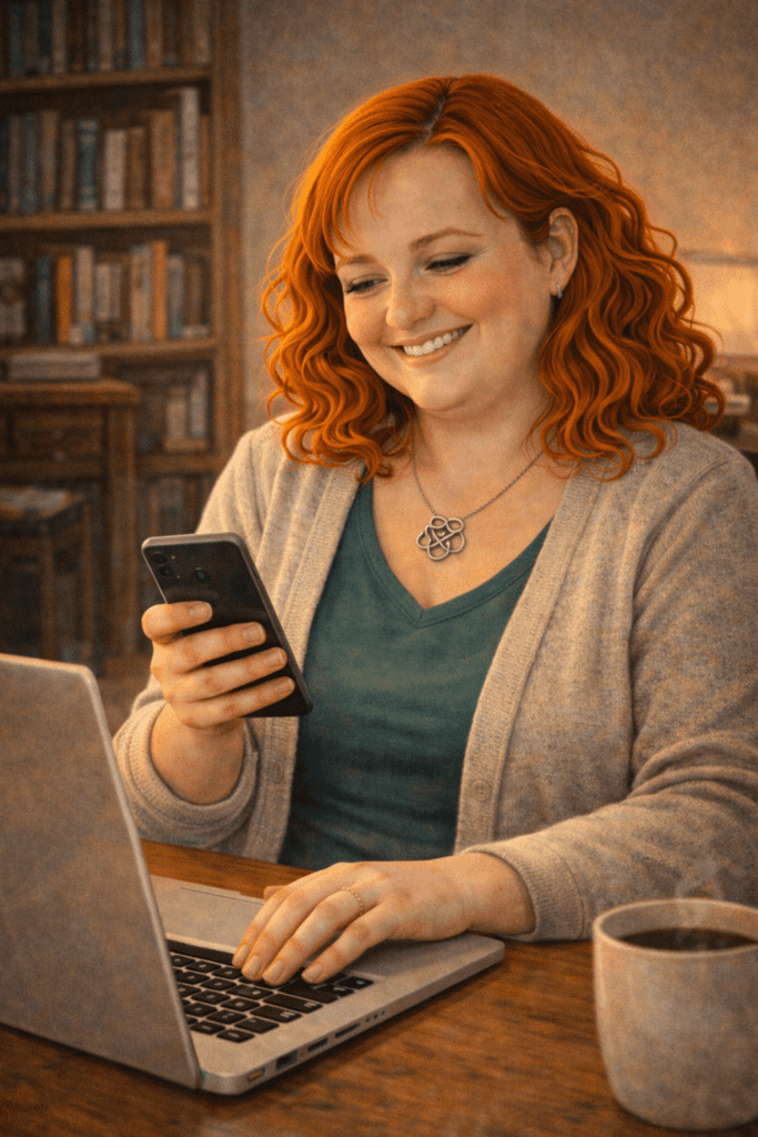 Digital Caricature of Heather Eme