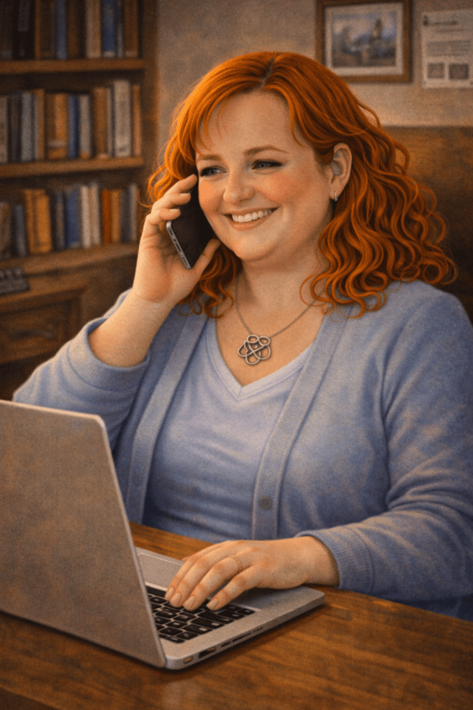 Digital Caricature of Heather Eme