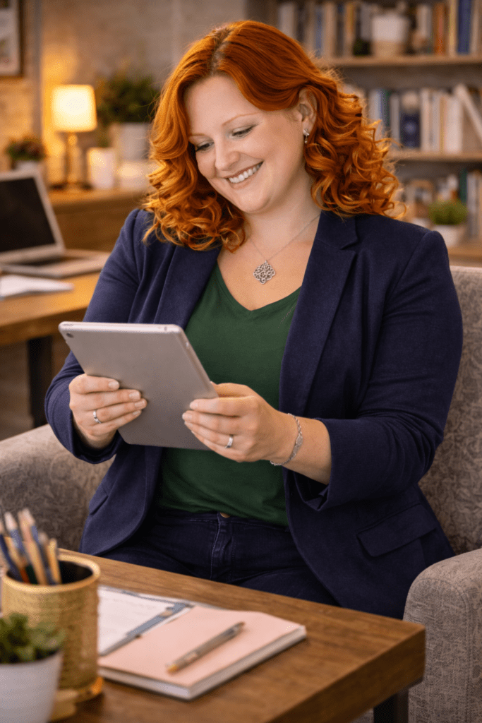 Digital Caricature of Heather Eme