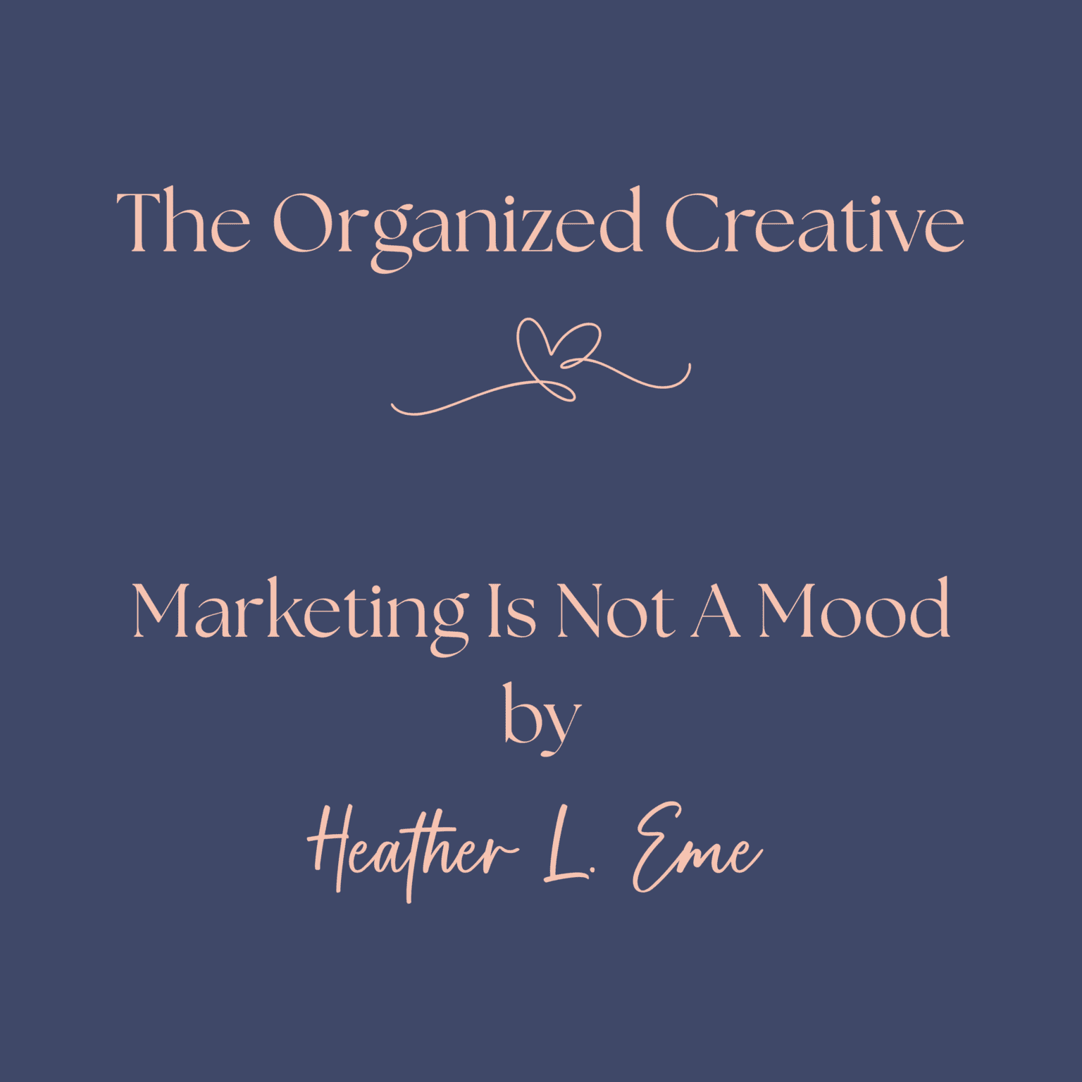 The Organized Creative Title Photo