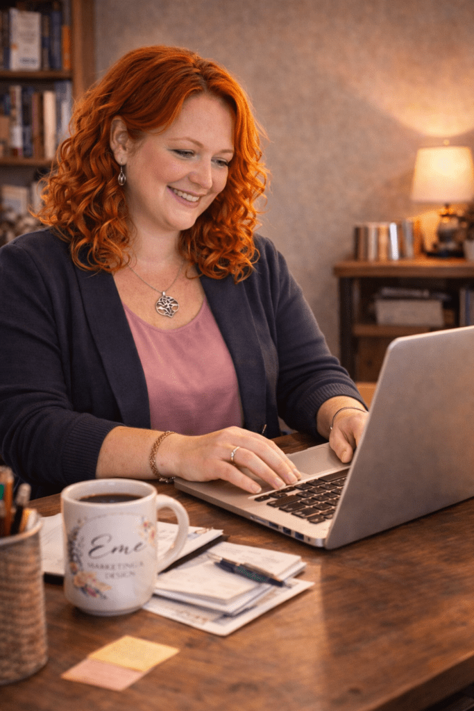 Digital Caricature of Heather Eme